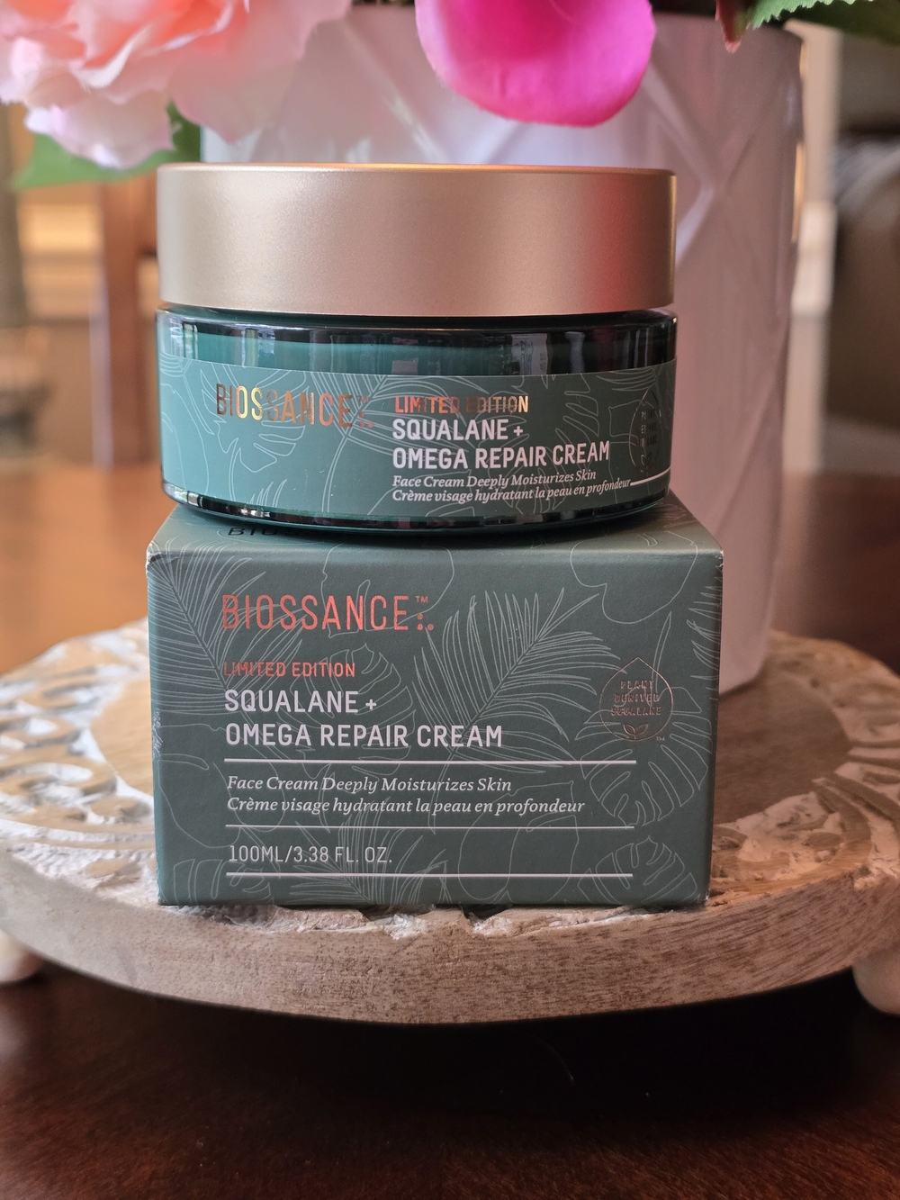 BIOSSANCE Squalane + Omega Repair Cream - LIMITED EDITION 3.38fl oz NIB
